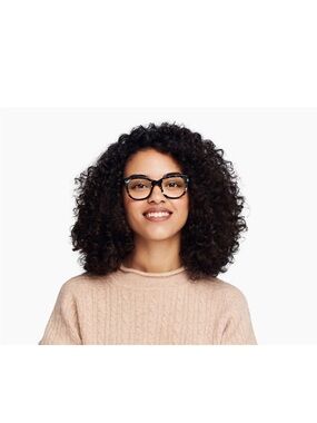 Warby Parker Tatum Cat-Eye Unisex Prescription Eyeglasses Solid Black
